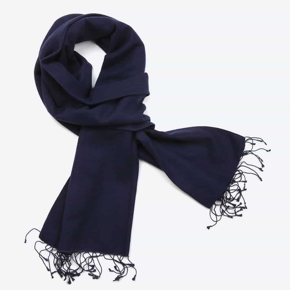 Hand-Knitted Wool Scarf - Imagen 3